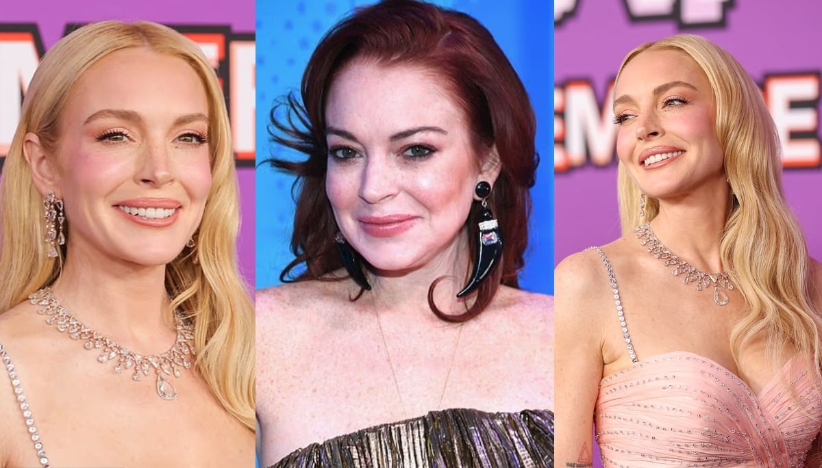 Lindsay Lohan turns heads at premier with husband Bader Shammas
