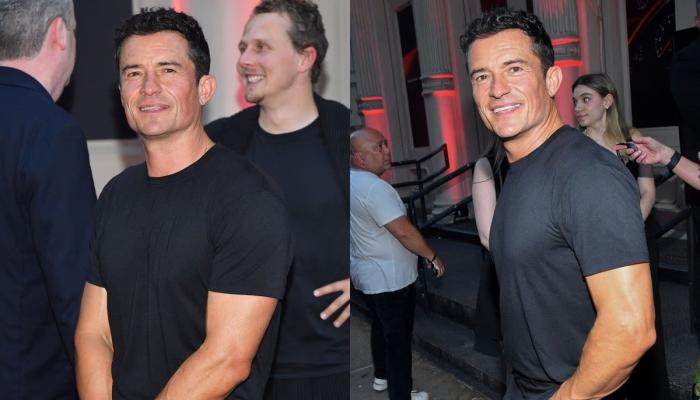Orlando Bloom flashes a smile in NYC amid a shift in his love life
