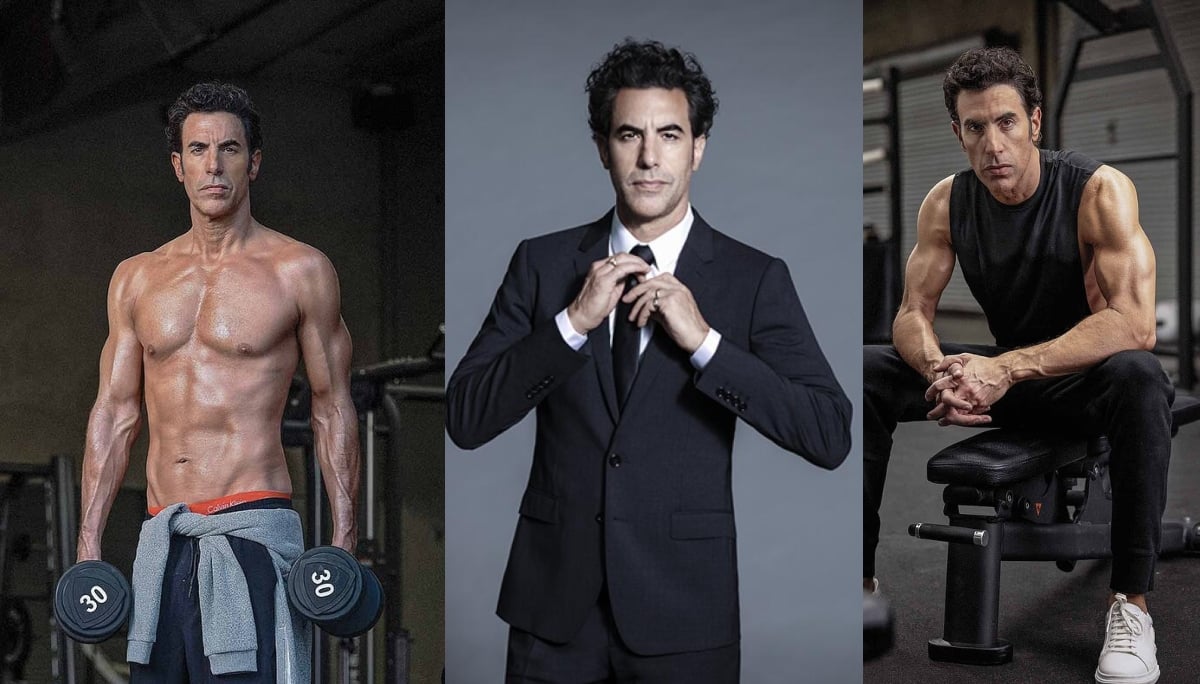 Sacha Baron Cohen shows off jaw-dropping body for mysterious role