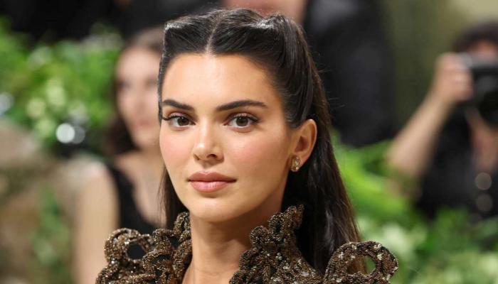 Kendal Jenner shines in sleek black look during rare outing