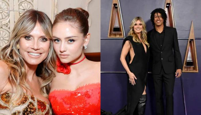 Heidi Klum passes on modelling secrets to kids, Leni and Henry