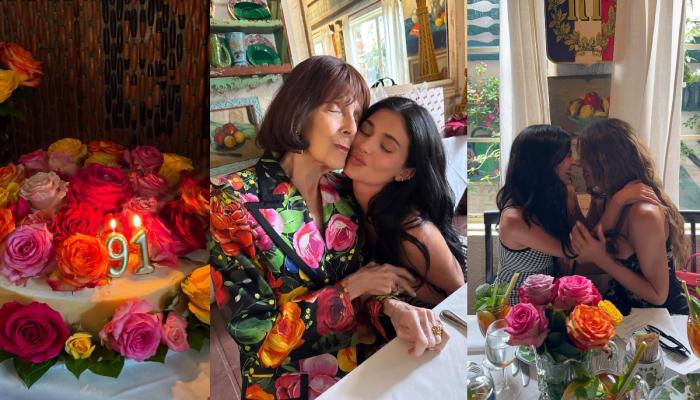 Kylie Jenner posts rare family photos from grandma MJ’s party