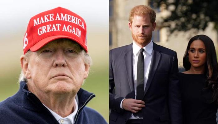 Donald Trump takes fresh swipe at Meghan Markle, Prince Harry in UK press conference