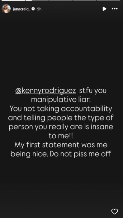 Love Island star JaNa issues warning to ex Kenny Rodriguez post split