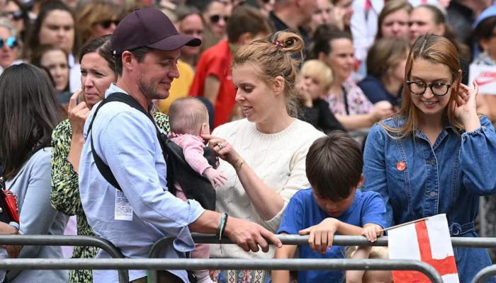 Princess Beatrice makes rare public appearance with baby Athena and daughter Sienna