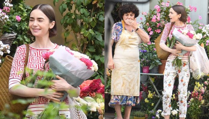 Lily Collins steps back into Emily’s shoes in Paris for season 5