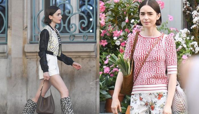 Lily Collin wows on Paris streets in stylish outfit