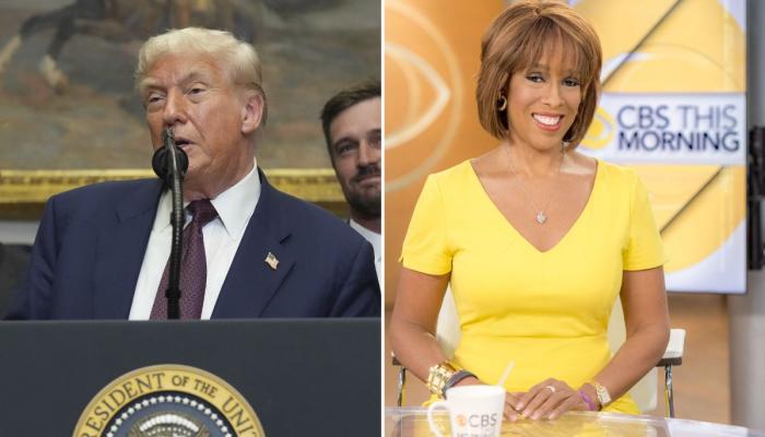 Trump target Gayle King amid criticism of CBS personalities