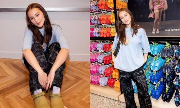 Lola Tung shows off a new look during weekend appearance in SoHo 