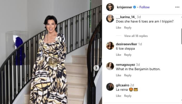 Kris Jenner’s birthday outfit sparks unexpected fan reaction