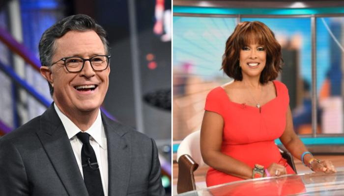 Stephen Colbert stands by Gayle King after Trump outrage