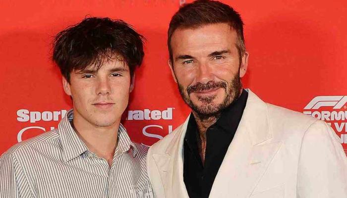 Cruz Beckham delivers blow to Brooklyn with dad David’s iconic style
