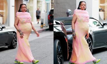 Rihanna's eye-catching look gets roasted by some fans online 