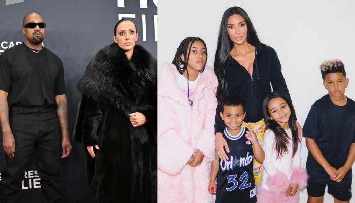 Kanye Wests wife Bianca Censori transforms to win over Kims kids