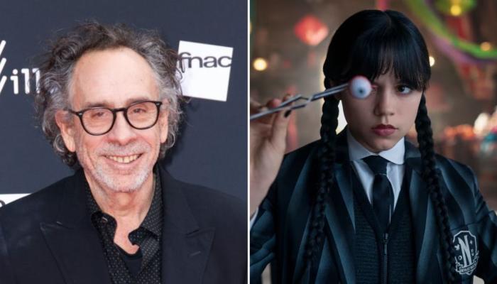 Tim Burton on casting Jenna Ortega as Wednesday Addams