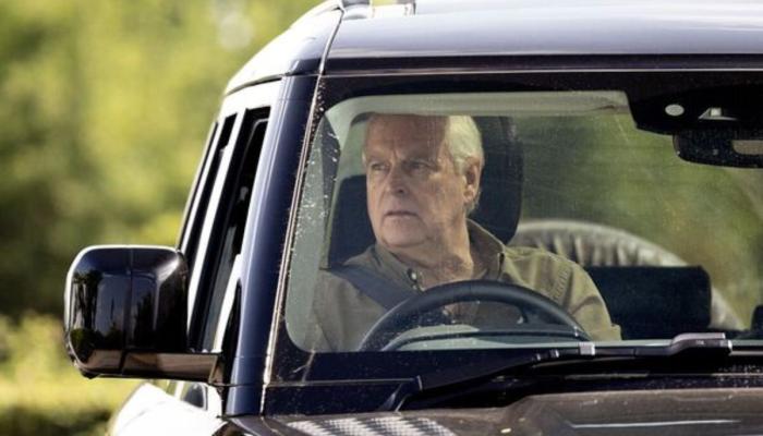 Prince Andrew breaks cover at Windsor in first public appearance amid royal turmoil