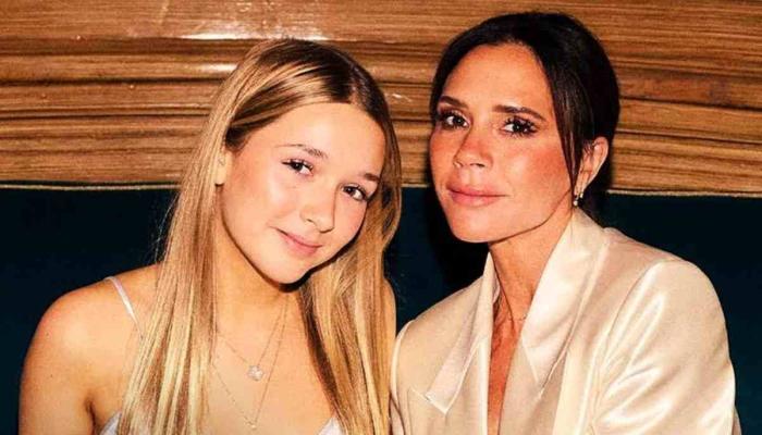 Harper Beckham channels mum Victoria’s signature look