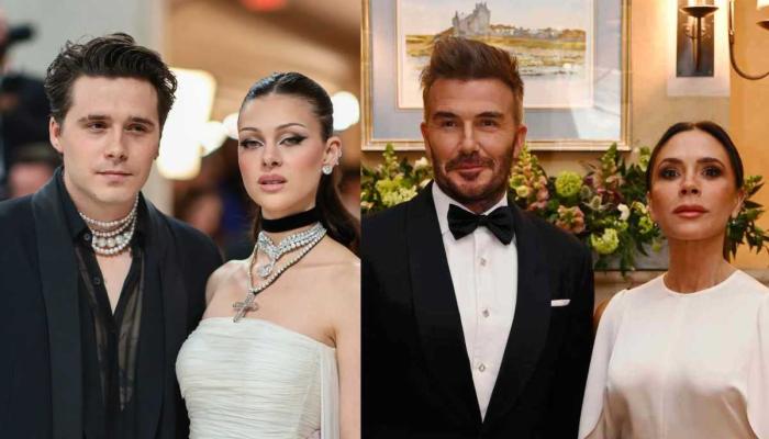 Did Brooklyn mention David, Victoria Beckham in vow renewal speech?