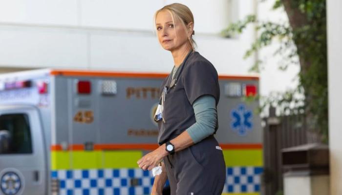 Katherine LaNasa on filming ‘Disgusting’ scene in ‘The Pitt’