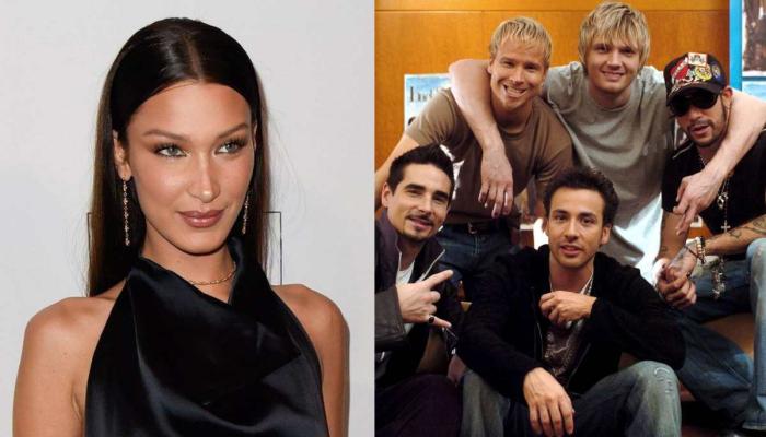 Bella Hadid pauses product launch celebrations to enjoy Backstreet Boys concert