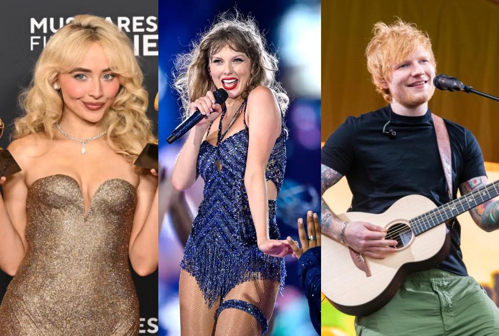 Taylor Swift, Sabrina Carpenter, Ed Sheeran go head-to-head