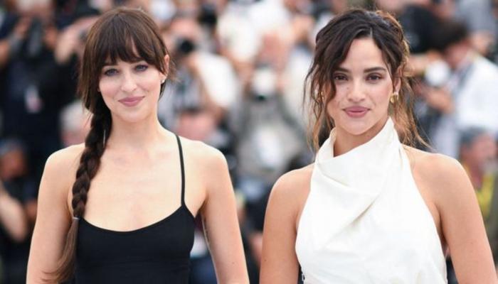 Adria Arjona talks sharing screen with Dakota Johnson’s