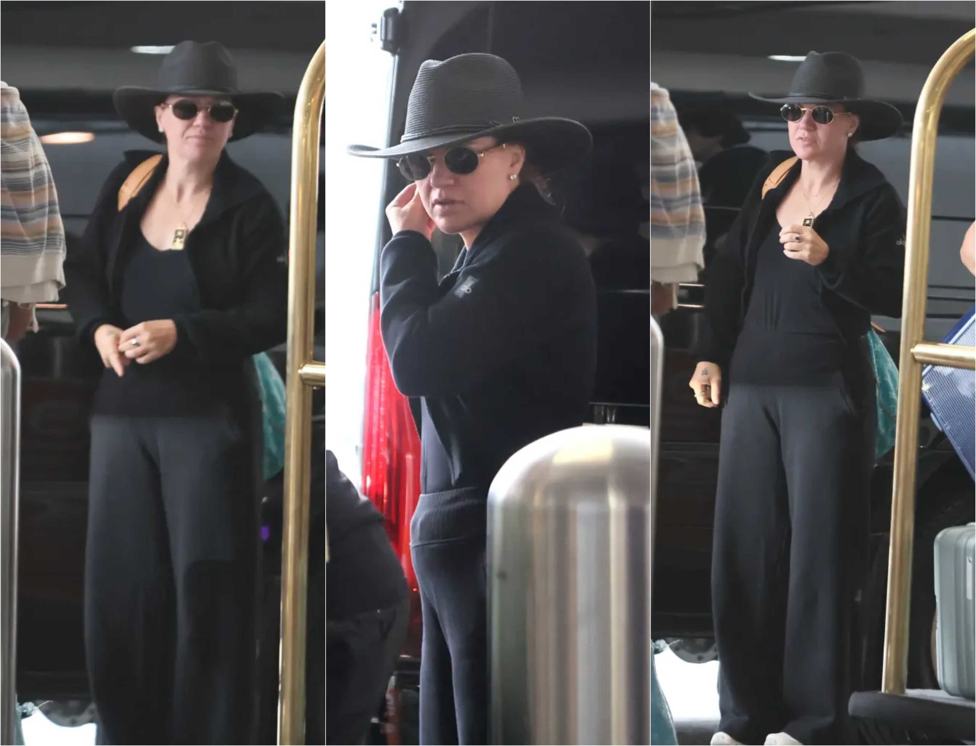 Kelly Clarkson looks unrecognisable in first outing after tragedy