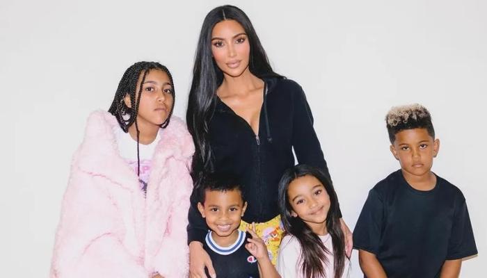 Kim Kardashian takes Kardashian kids on lavish getaway