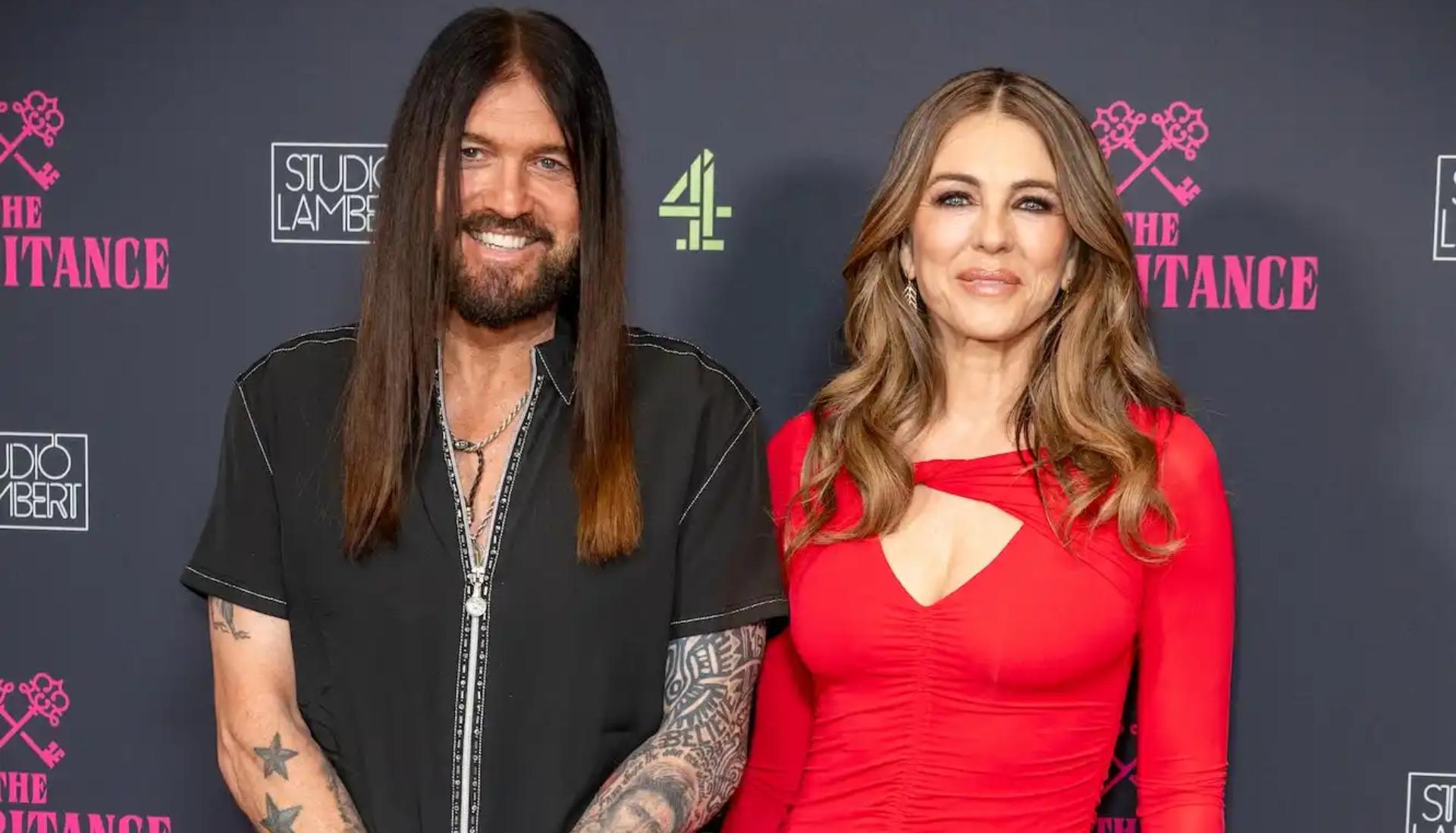 Elizabeth Hurley, Billy Ray Cyrus celebrate big day with romantic getaway
