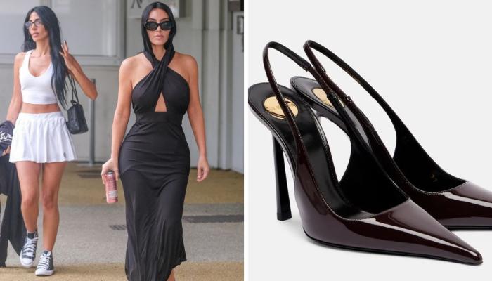 Kim Kardashian glides in heels on her way to Venice Film Festival