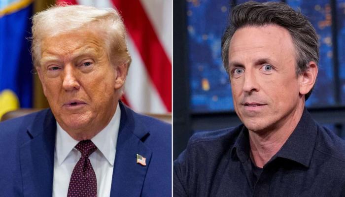 Seth Meyers reacts to Donald Trump’s criticism