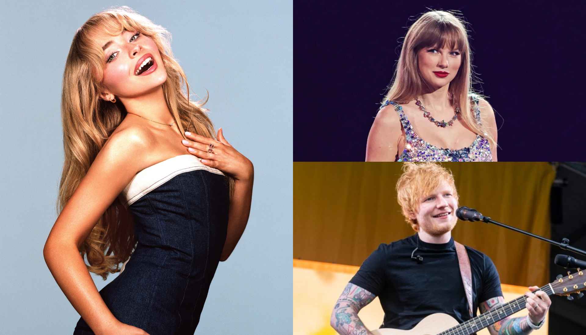 Taylor Swift or Ed Sheeran: Who will beat Sabrina Carpenter?