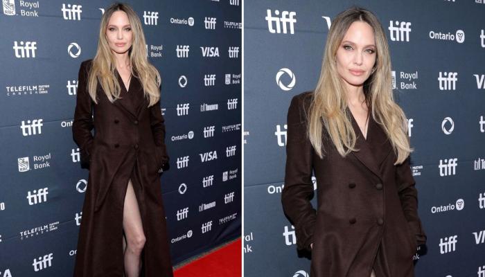 Angelina Jolie stuns her timeless pose for 2025 TIFF red carpet