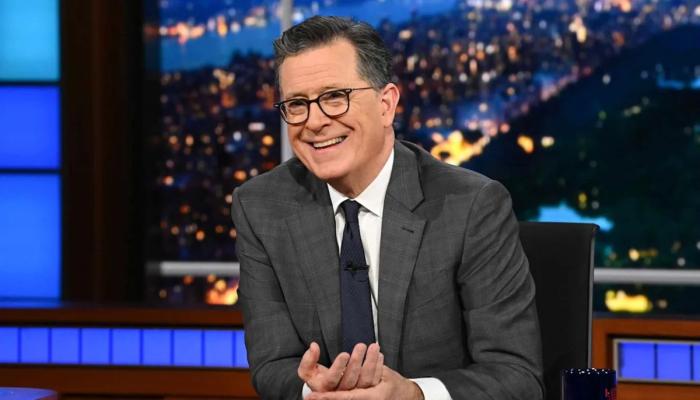 Stephen Colbert teases presidency on Late Show 10th anniversary