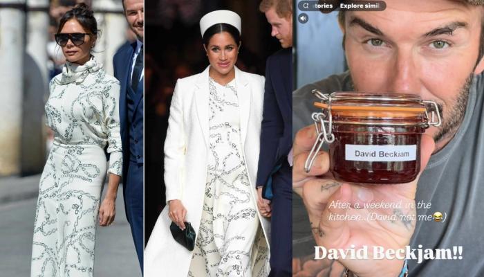 David and Victoria Beckham mock Meghan Markle with Beckjam