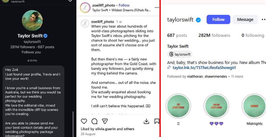Taylor Swift, Travis Kelce eyeing small scale wedding photographer?