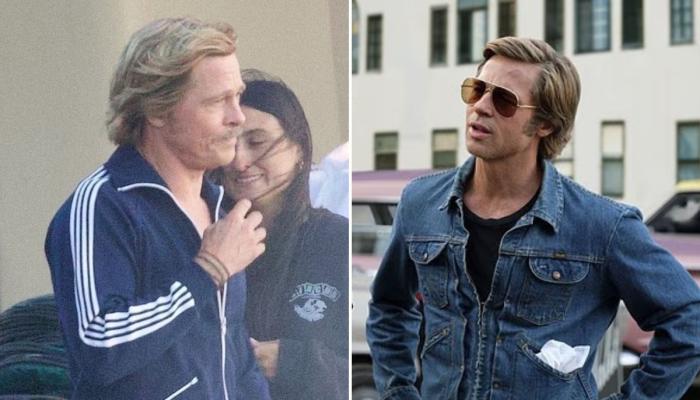 Brad Pitt returns to his Cliff Booth role, spotted on set