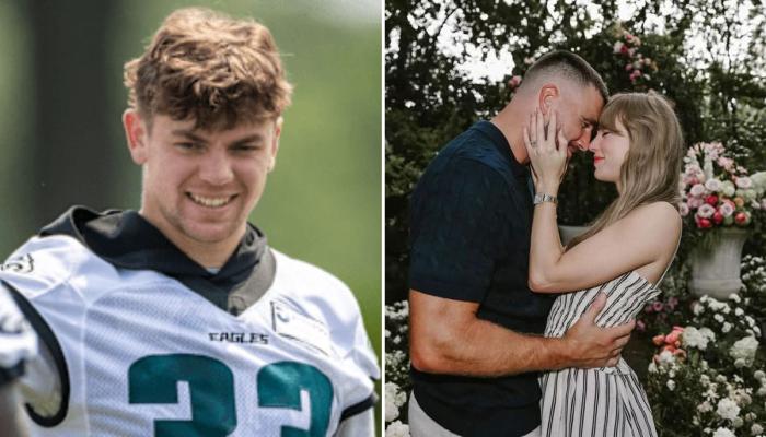NFL star Cooper DeJean talks Taylor Swift, Travis Kelce engagement