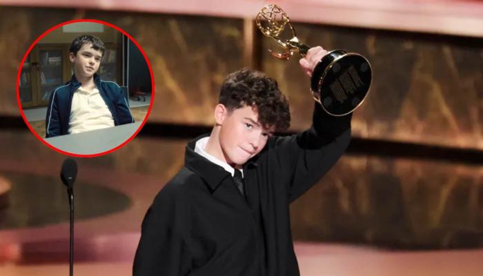 Adolescence star Owen Cooper bags historic win at Emmys 2025