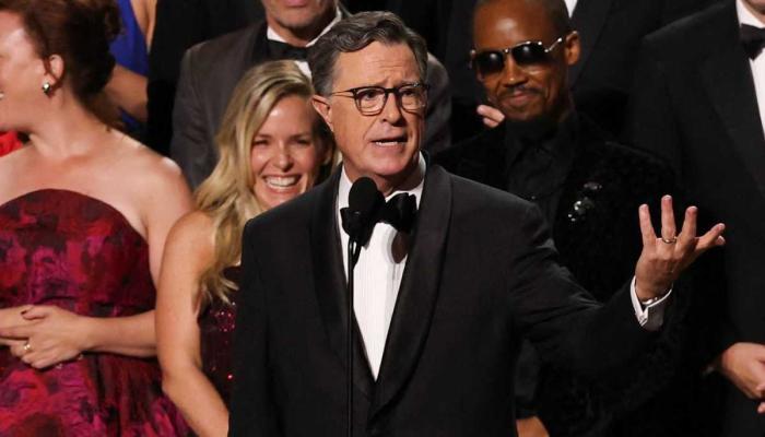 Stephen Colbert affirms beloved status as he wins big at Emmys