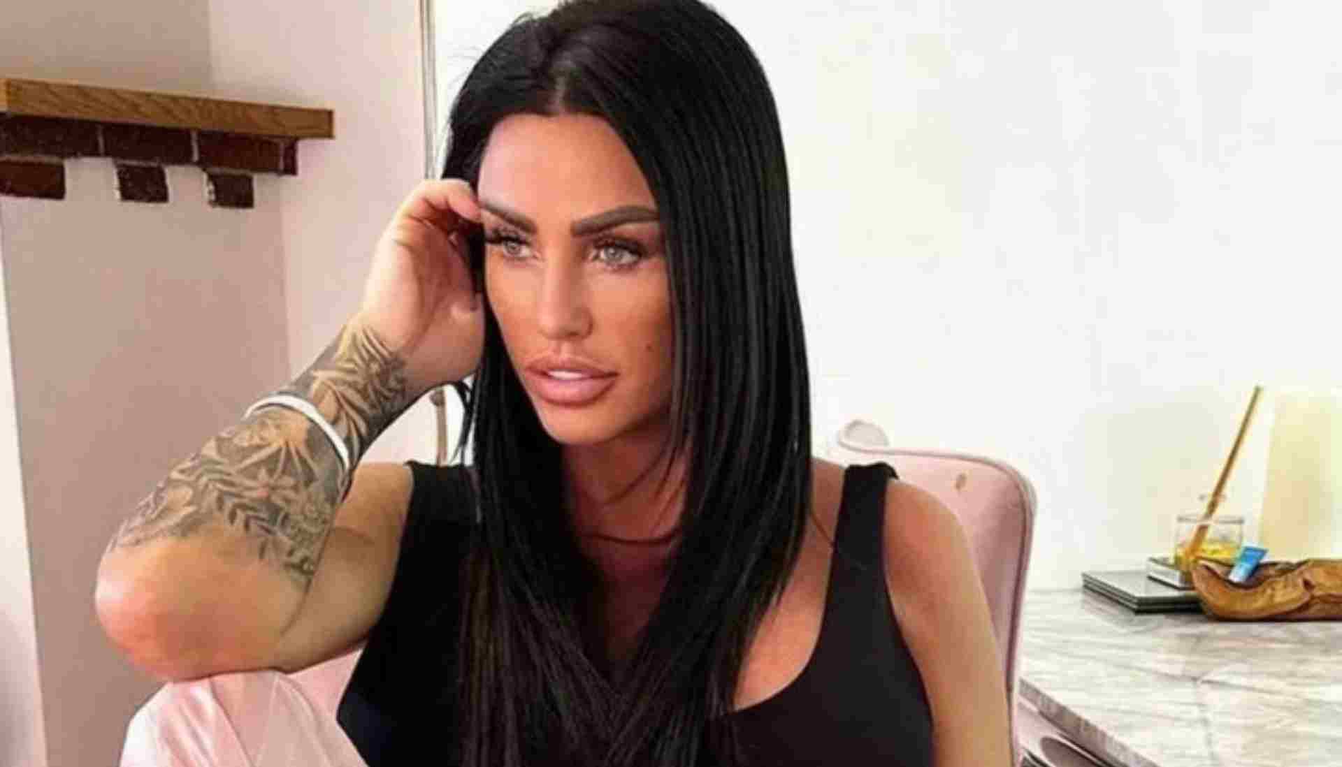 Katie Price ends up in hospital after stabbing herself
