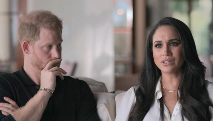 Prince Harry flushed red after hearing Meghan Markles Queen Elizabeth story