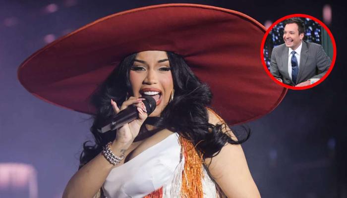 Cardi B crashes Jimmy Fallon’s show to announce new album and tour