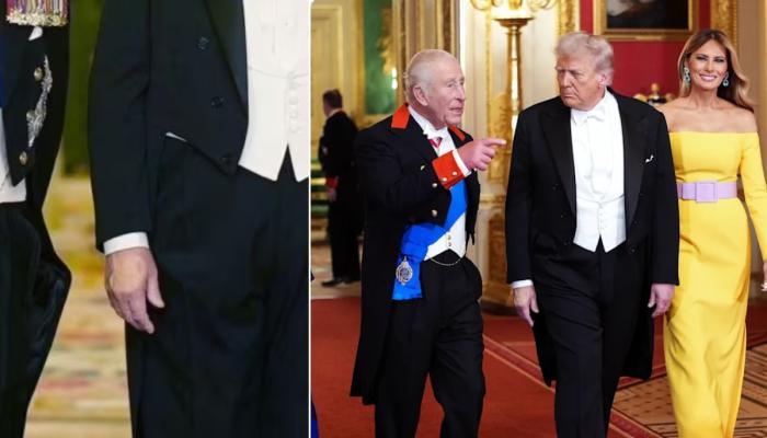 Donald Trumps hand makeup at Windsor Banquet sparks health rumours