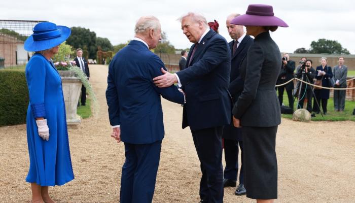 Trump breaks royal protocol: forgets to bow, walks ahead of King Charles