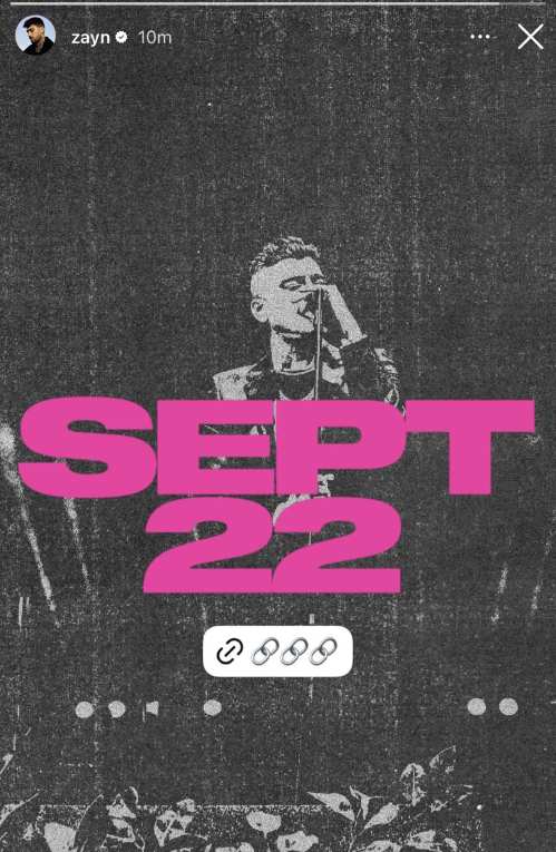Zayn Maliks world tour happening soon after new song?