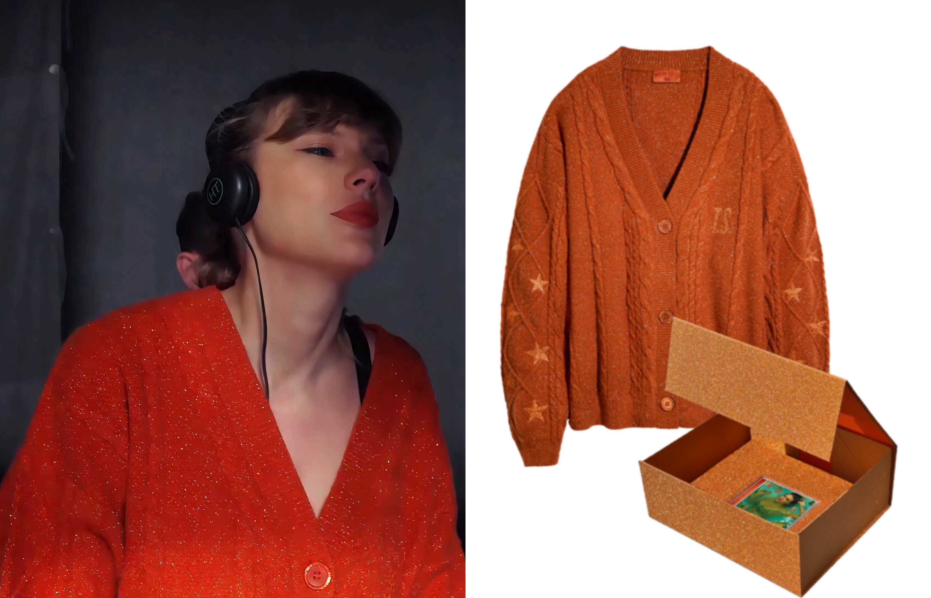 Taylor Swift’s ‘The Life of a Showgirl’ cardigan blasted online