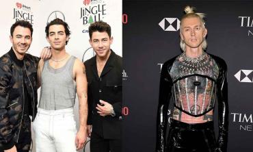 Jonas Brothers bring on Machine Gun Kelly for show: watch