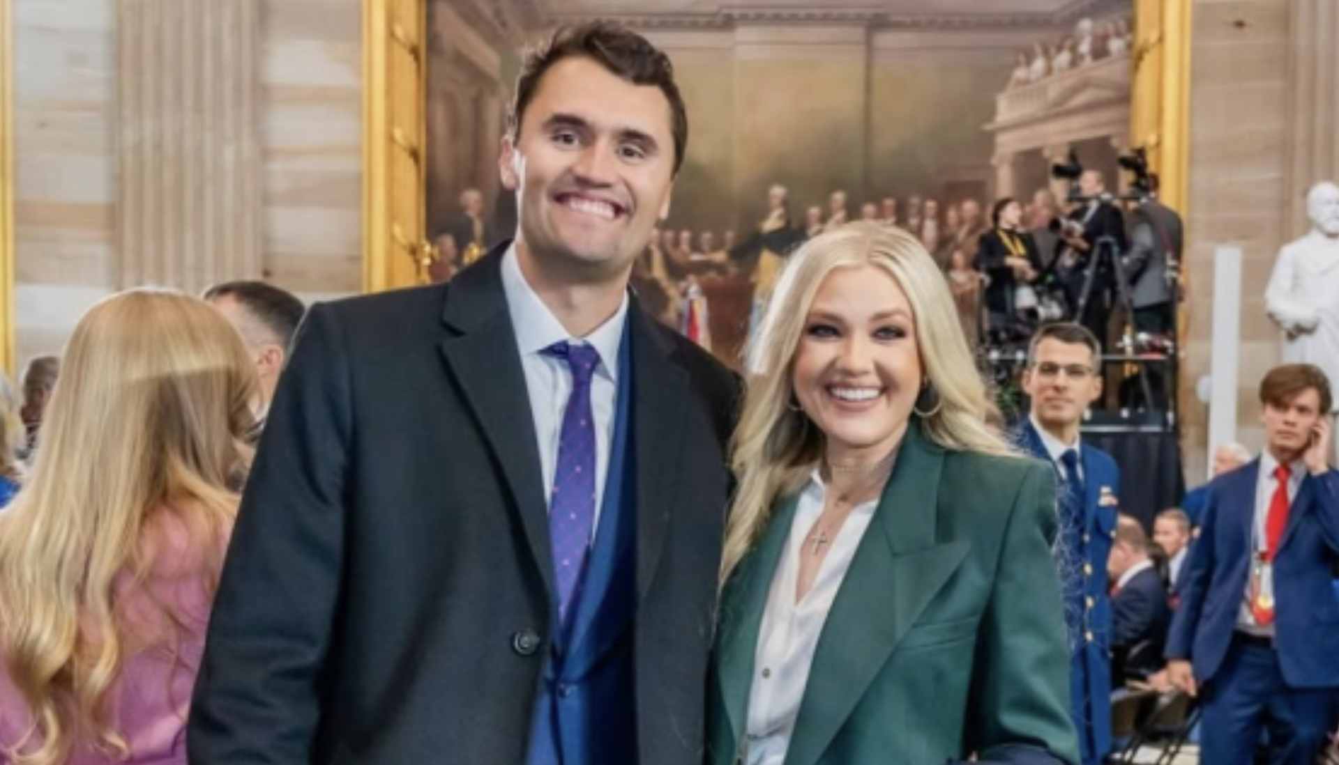 Charlie Kirk’s widow keeps his blood-stained pendant