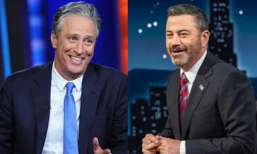 Jon Stewart mocks Disney as Jimmy Kimmel returns to screens